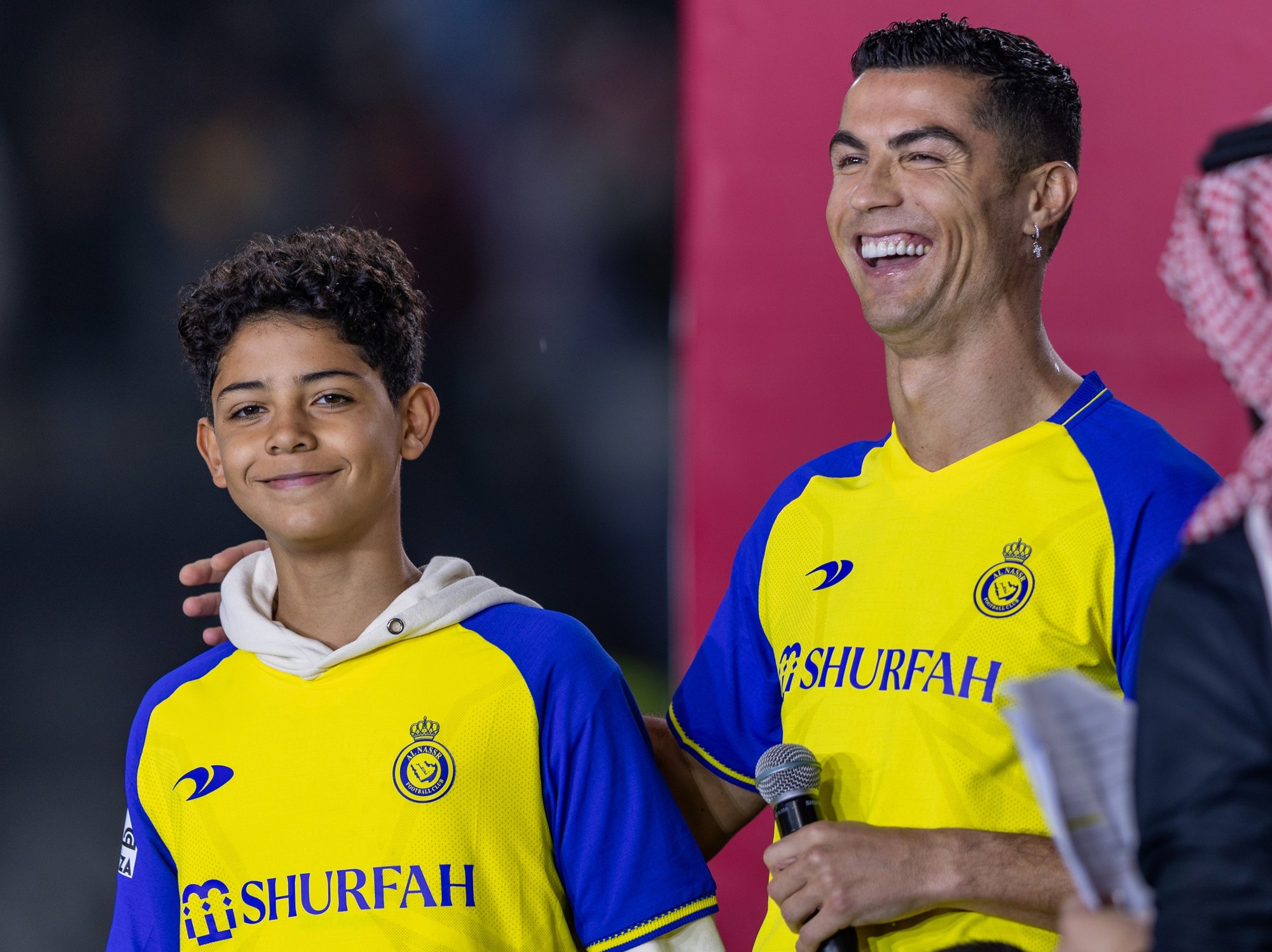 Cristiano Ronaldo Jr and Cristiano Ronaldo