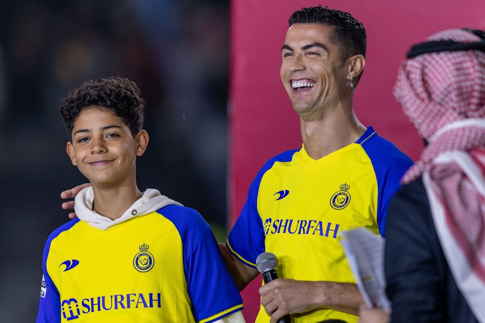 Cristiano Ronaldo Jr and Cristiano Ronaldo