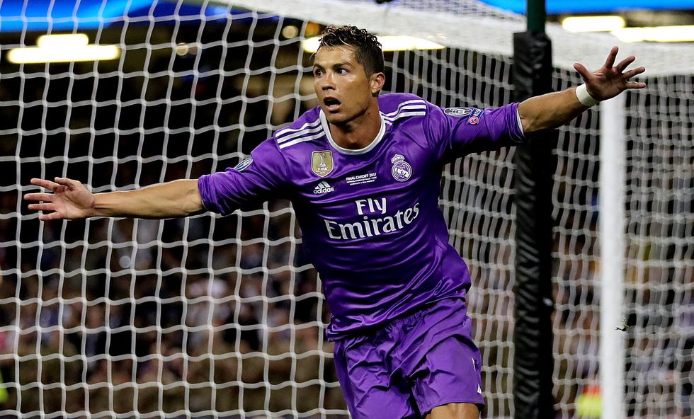 Cristiano Ronaldo managed the goalscoring feat with Real Madrid