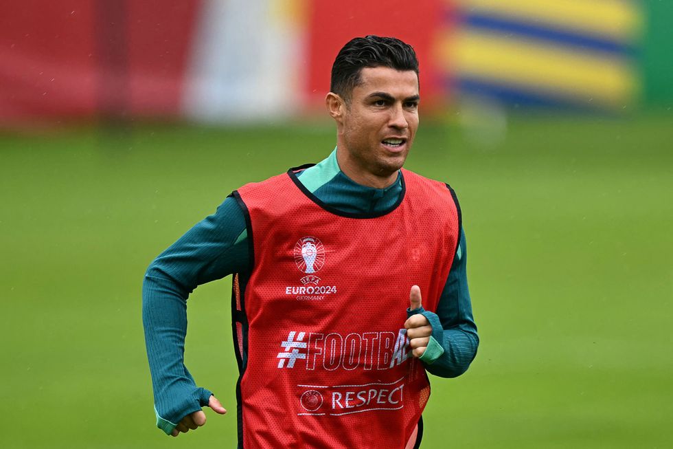Cristiano Ronaldo Portugal Slovenia Euro 2024
