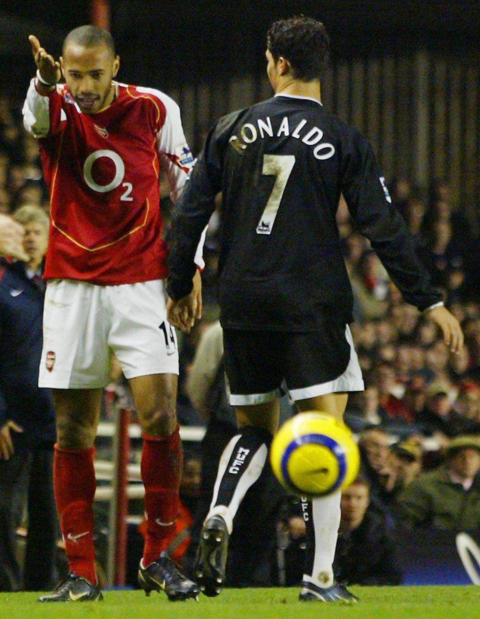 Cristiano Ronaldo Thierry Henry