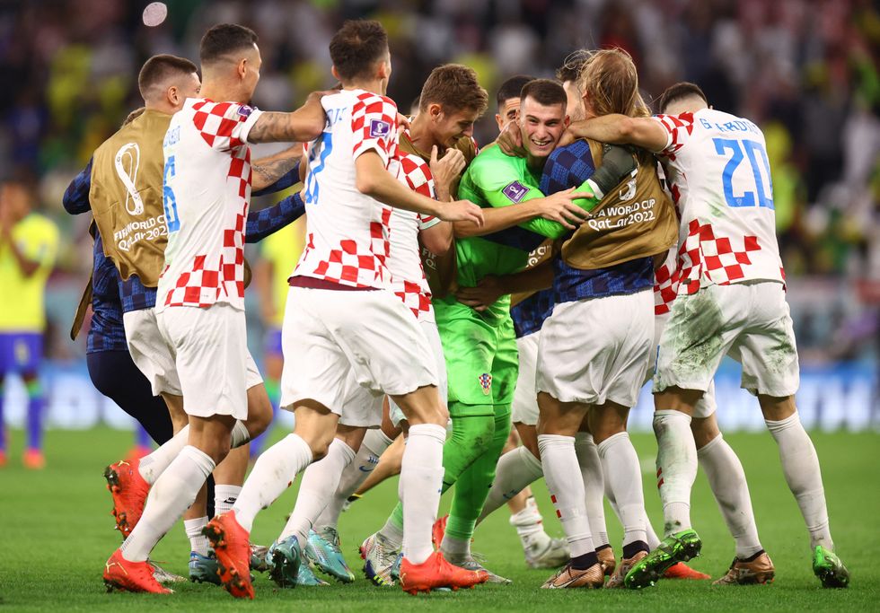 Croatia have gone through to the World Cup semi final.