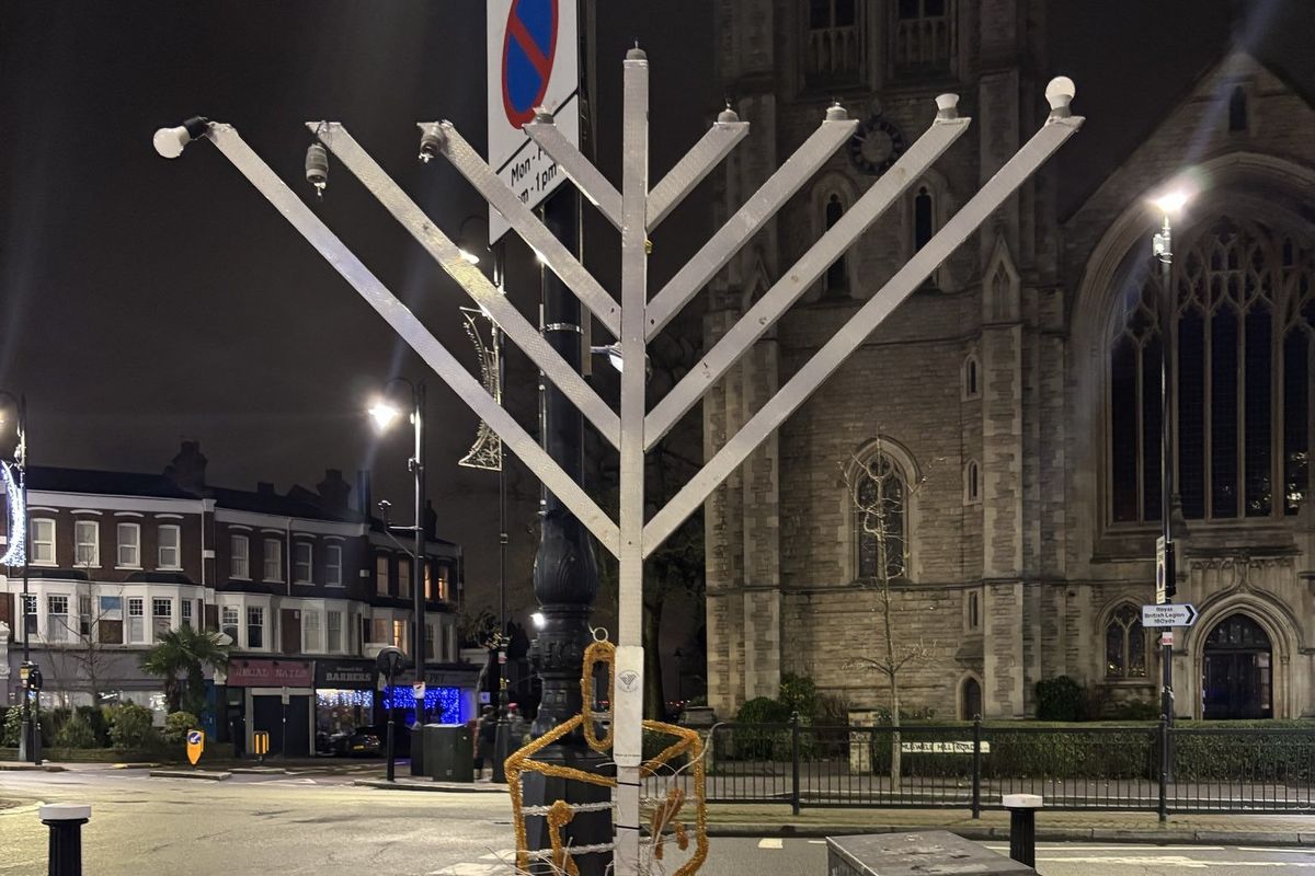 Crouch End Chabad Menorah