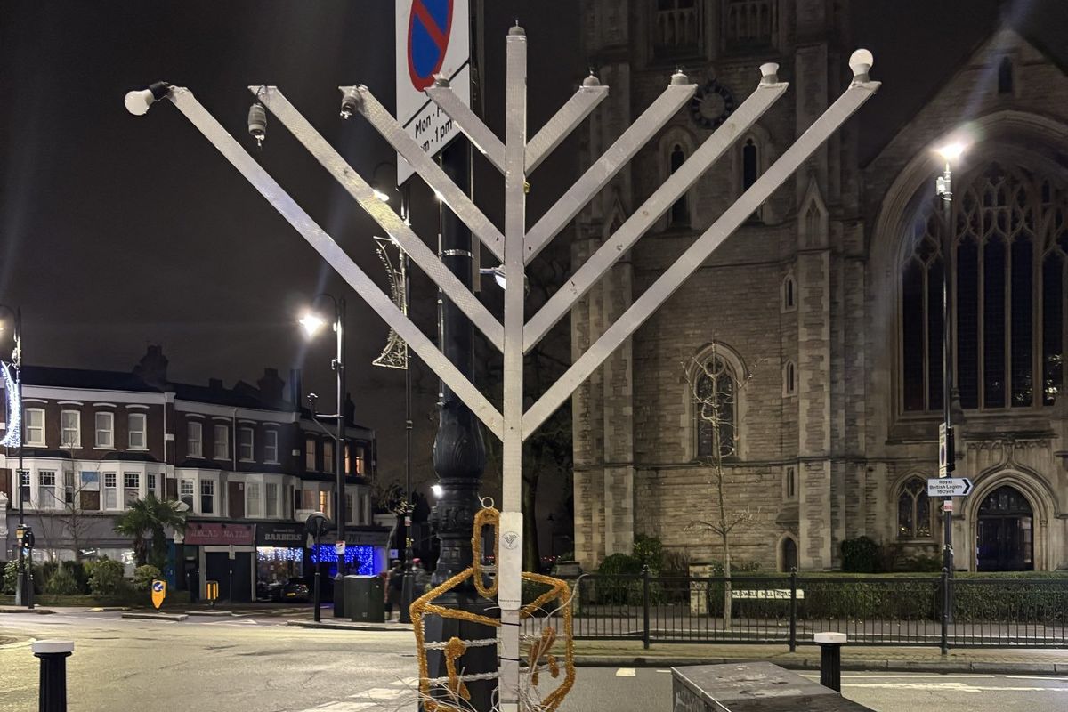 Crouch End Chabad Menorah