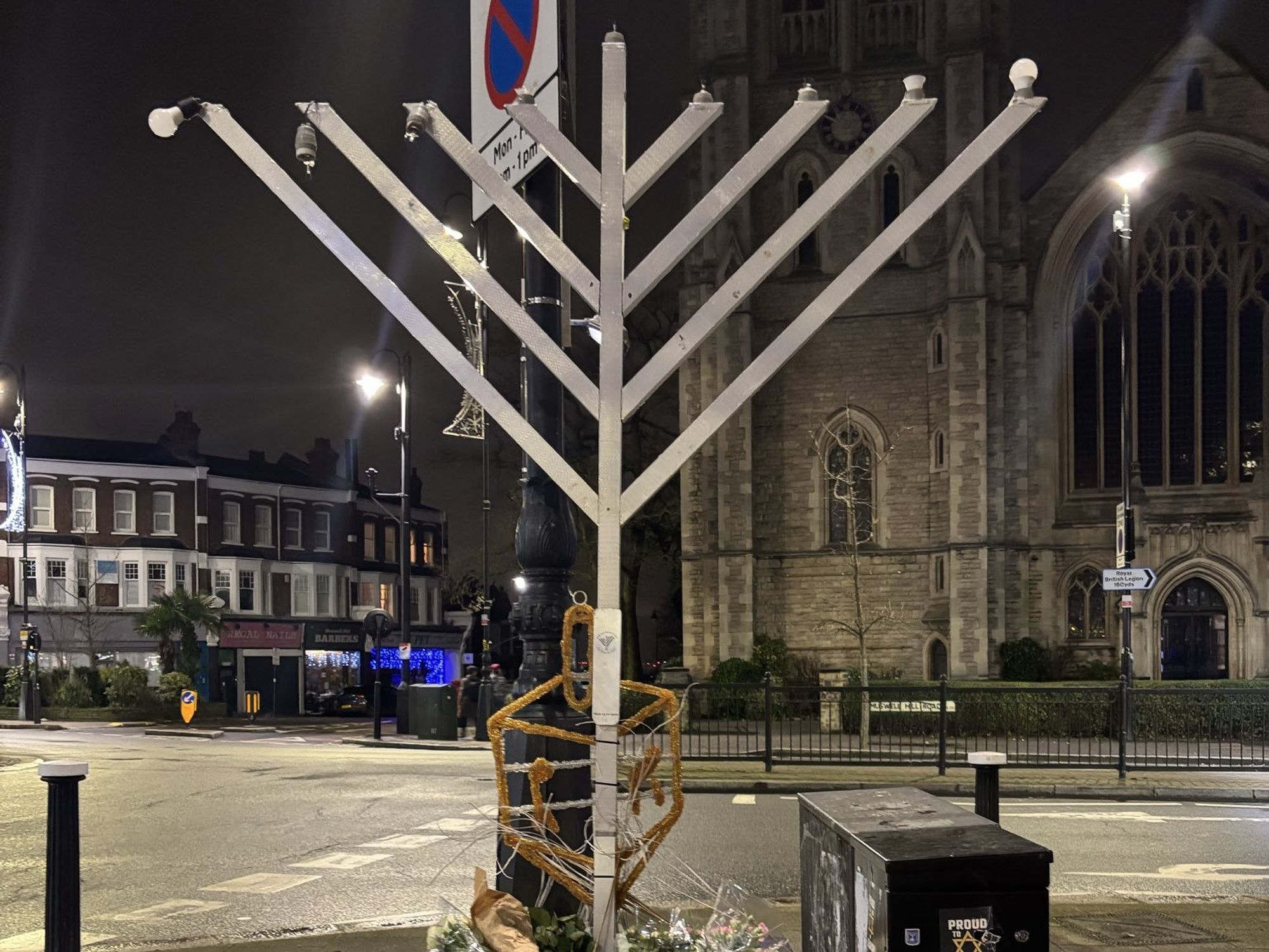 Crouch End Chabad Menorah