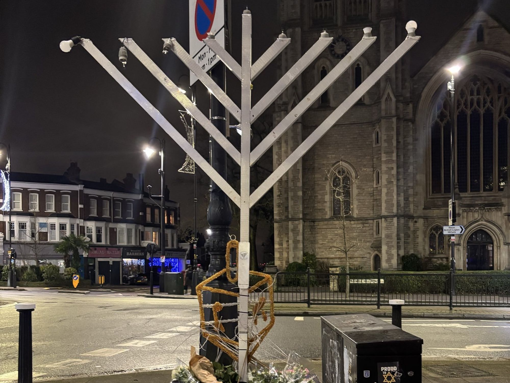 Crouch End Chabad Menorah