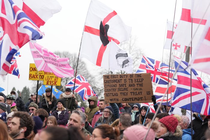 Crowborough protest