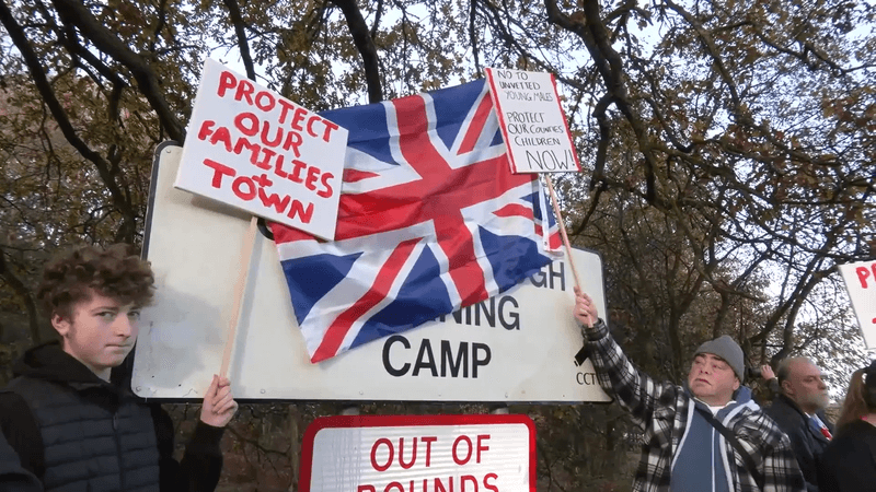 Crowborough protest