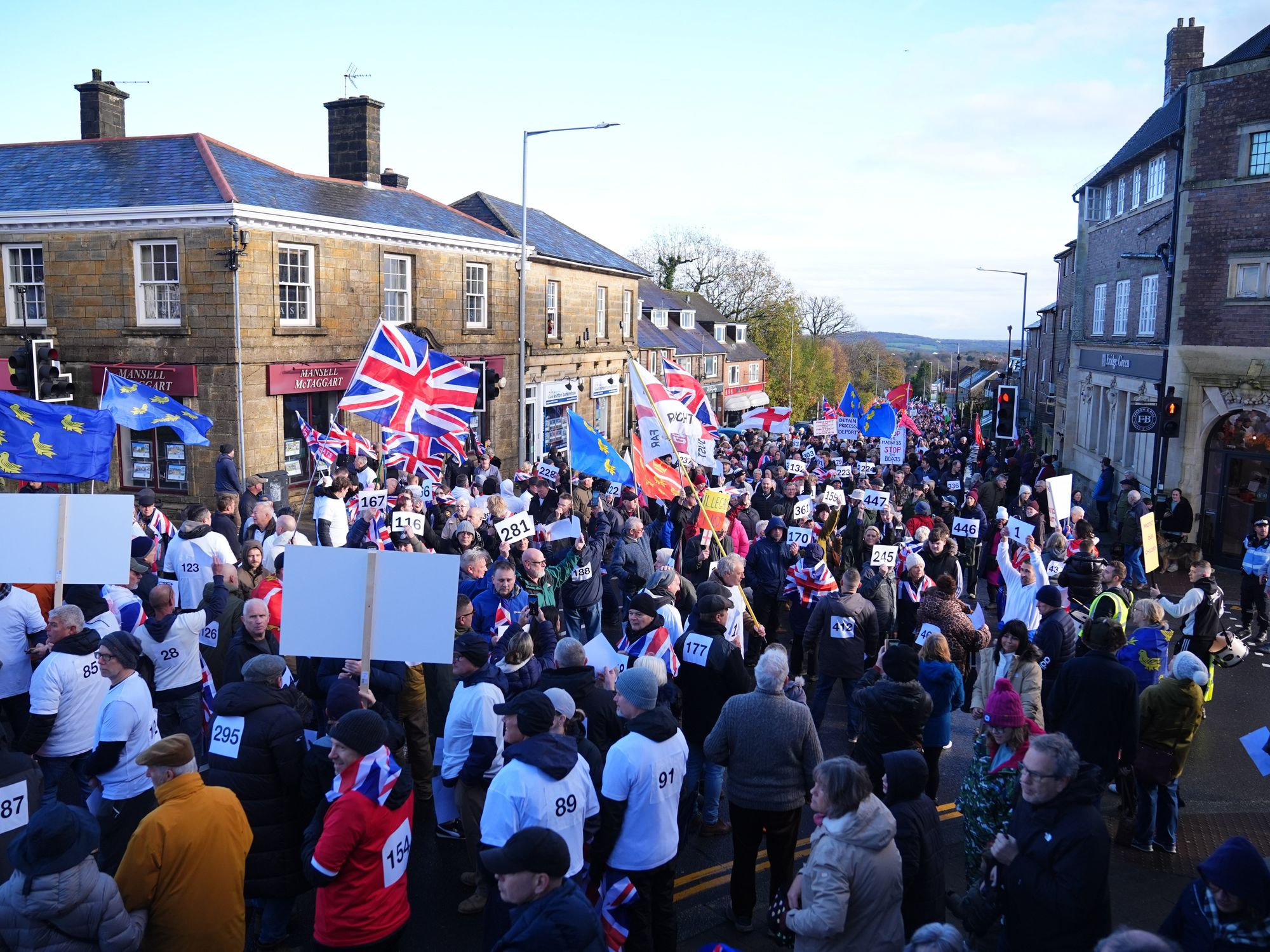 Crowborough protests