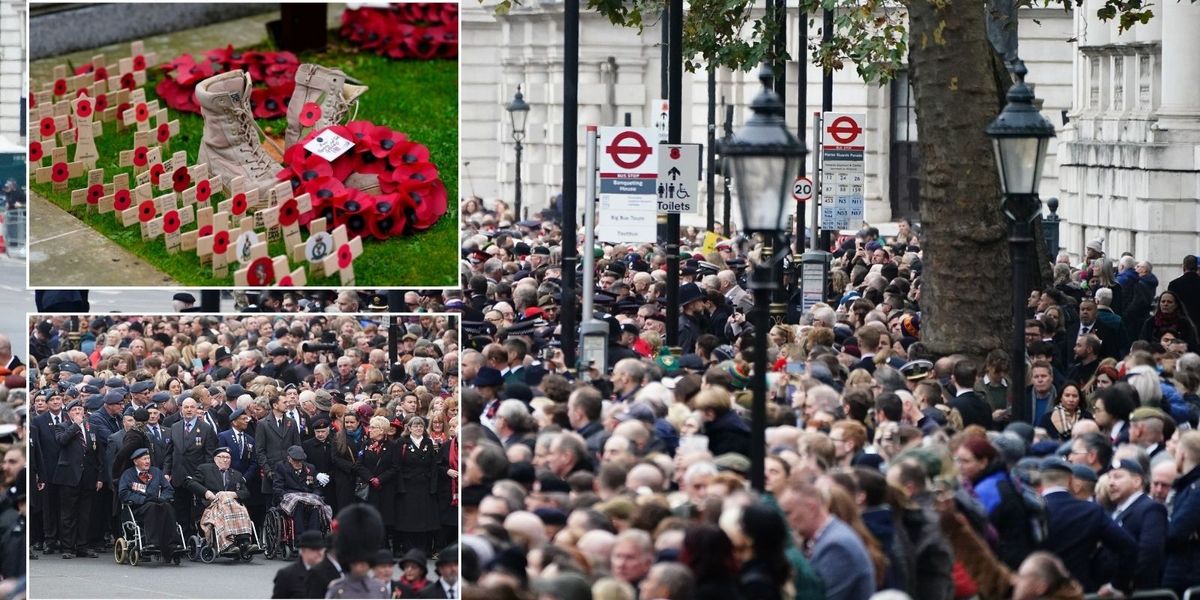 NextImg:Thousands of veterans gather at The Cenotaph as nation marks Remembrance Sunday