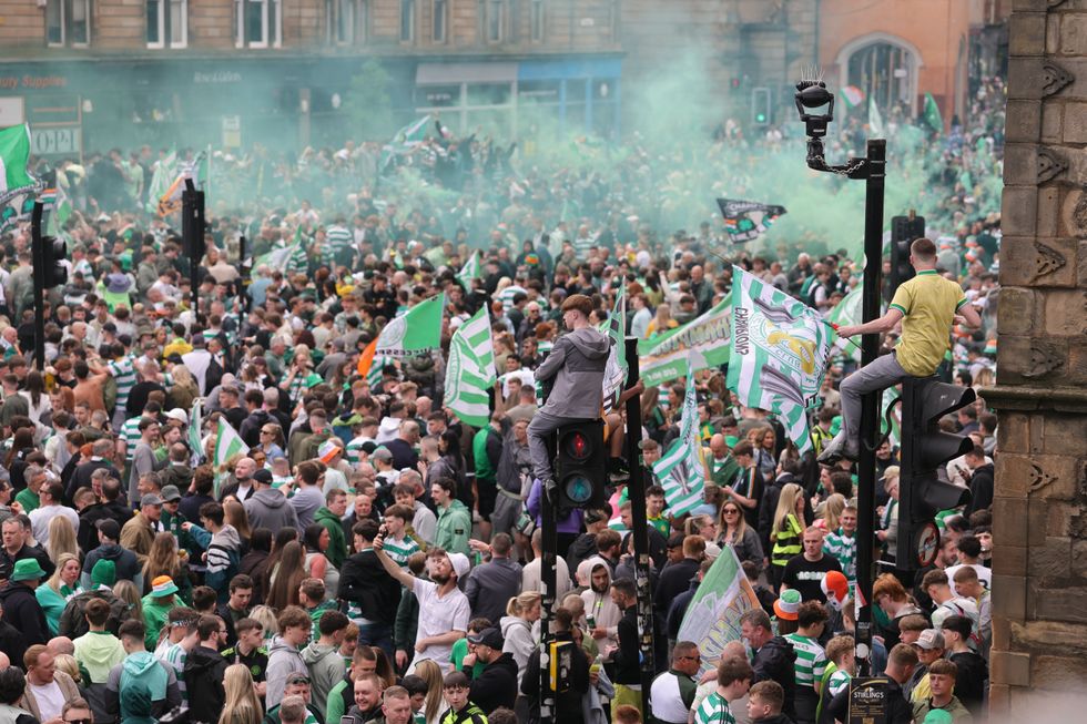 Crowds in Glasgow