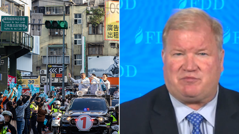 Crowds in Taiwan and Mark Montgomery