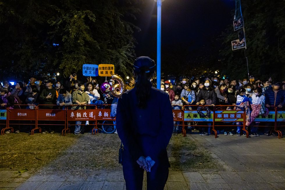 Crowds in Taiwan