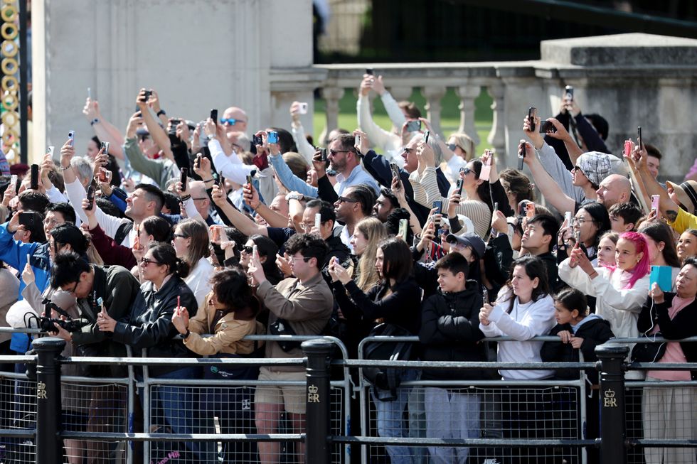 Crowds Trooping the Colour