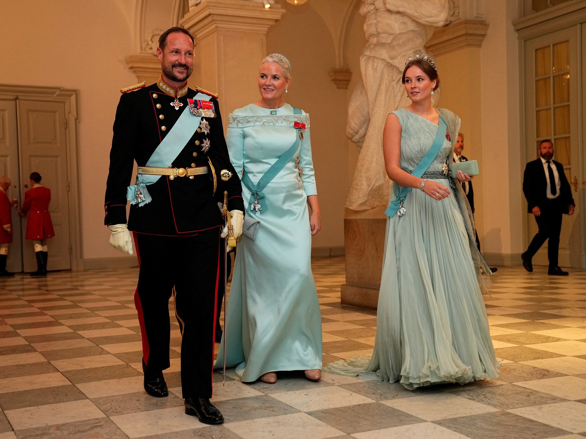 Crown Prince Haakon, Crown Princess Mette-Marit, Princess Ingrid Alexandra