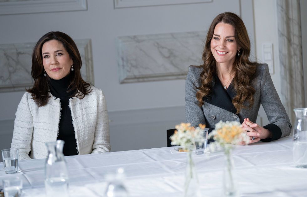 Crown Princess Mary and Kate Middleton