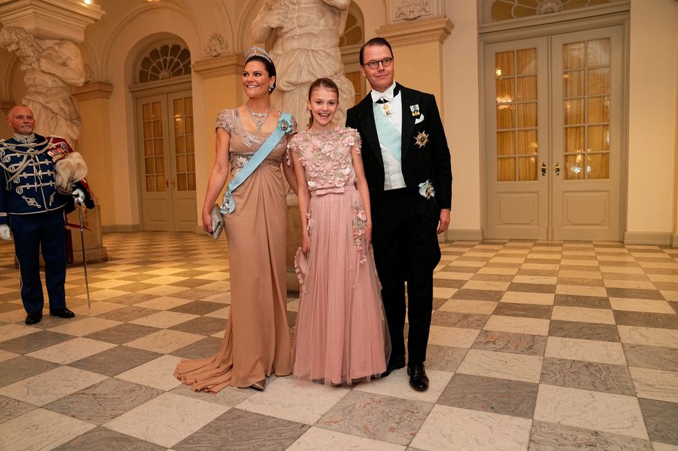 Crown Princess Victoria, Princess Estelle, Prince Daniel