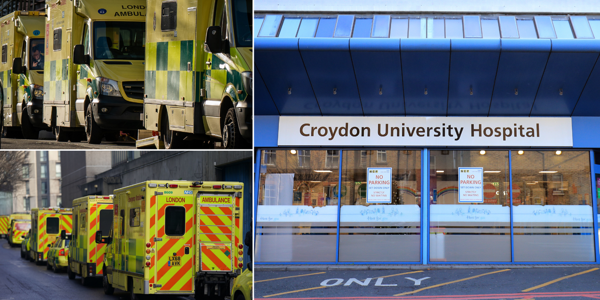 NextImg:Croydon hospital locked down after police officers 'exposed to poison'