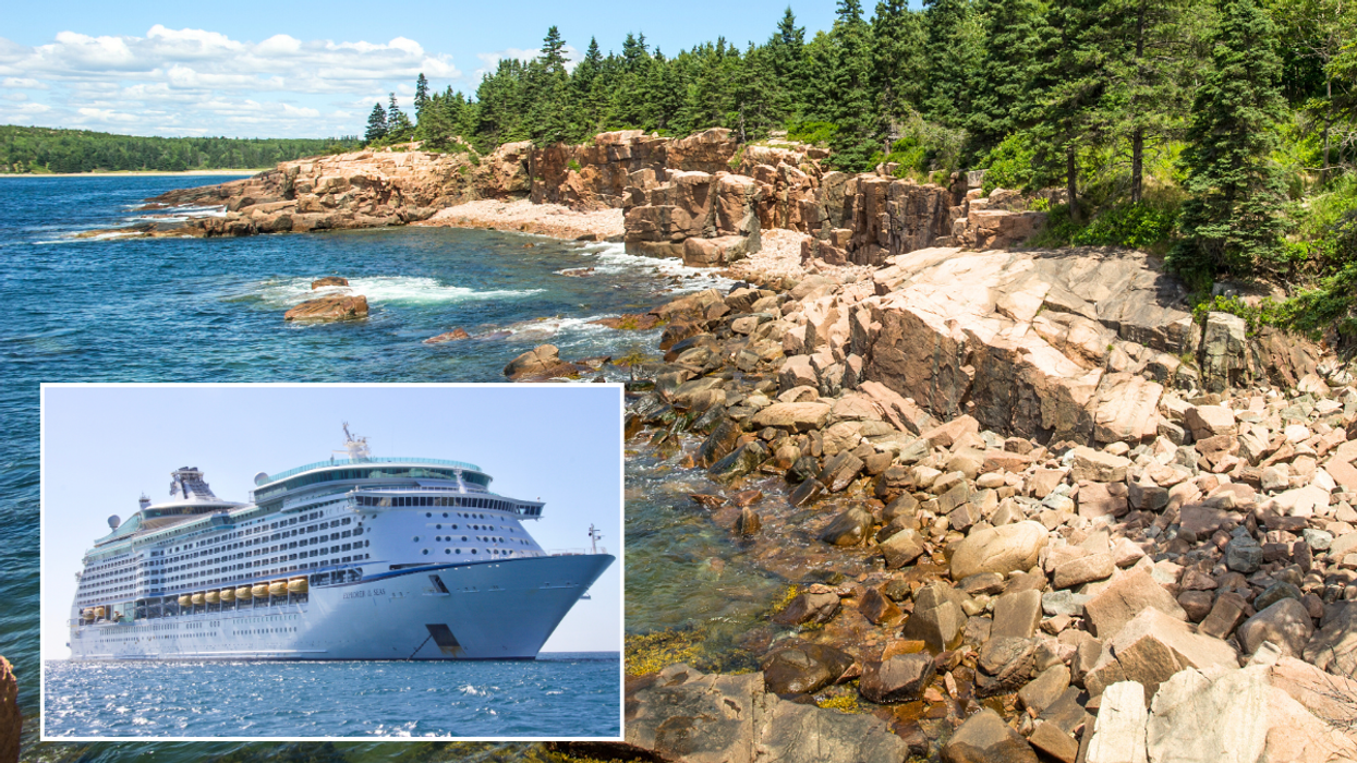 Cruise ship Bar Harbor Maine