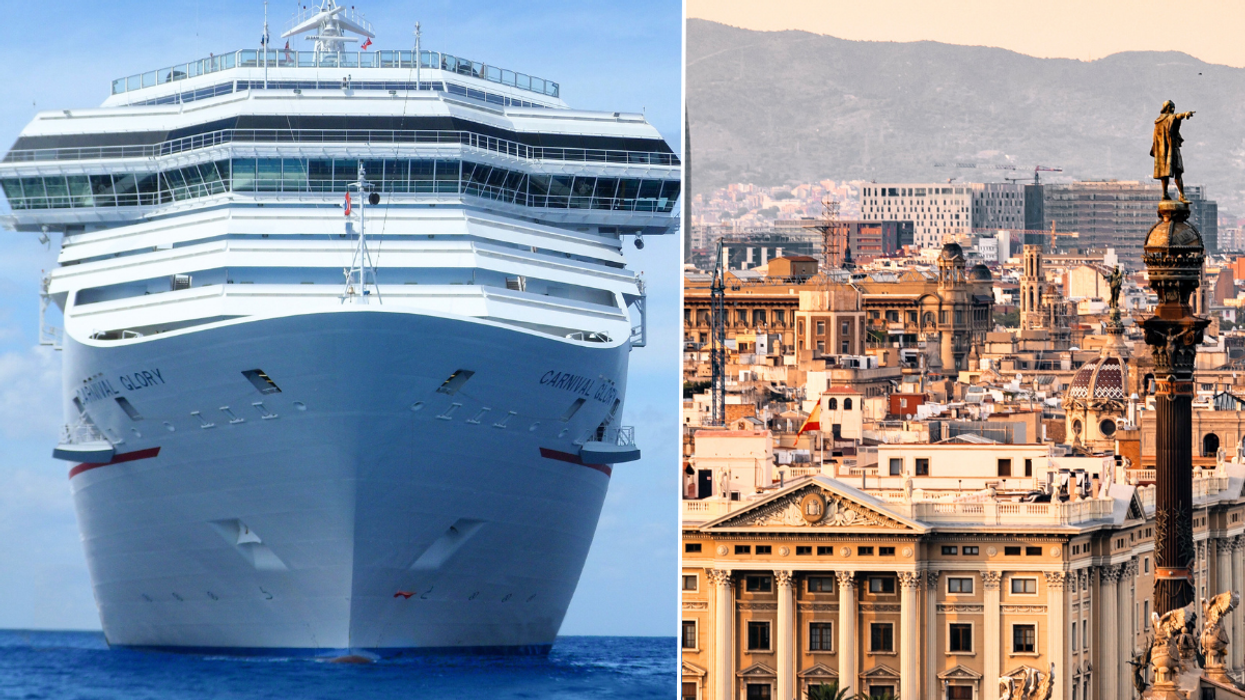 Cruise ship barcelona