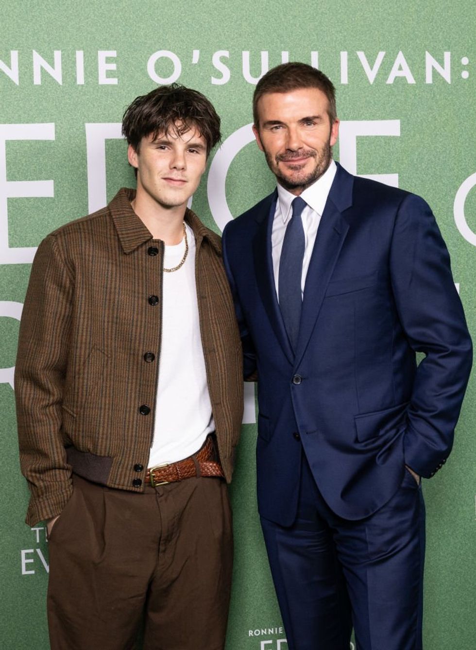 Cruz and David Beckham