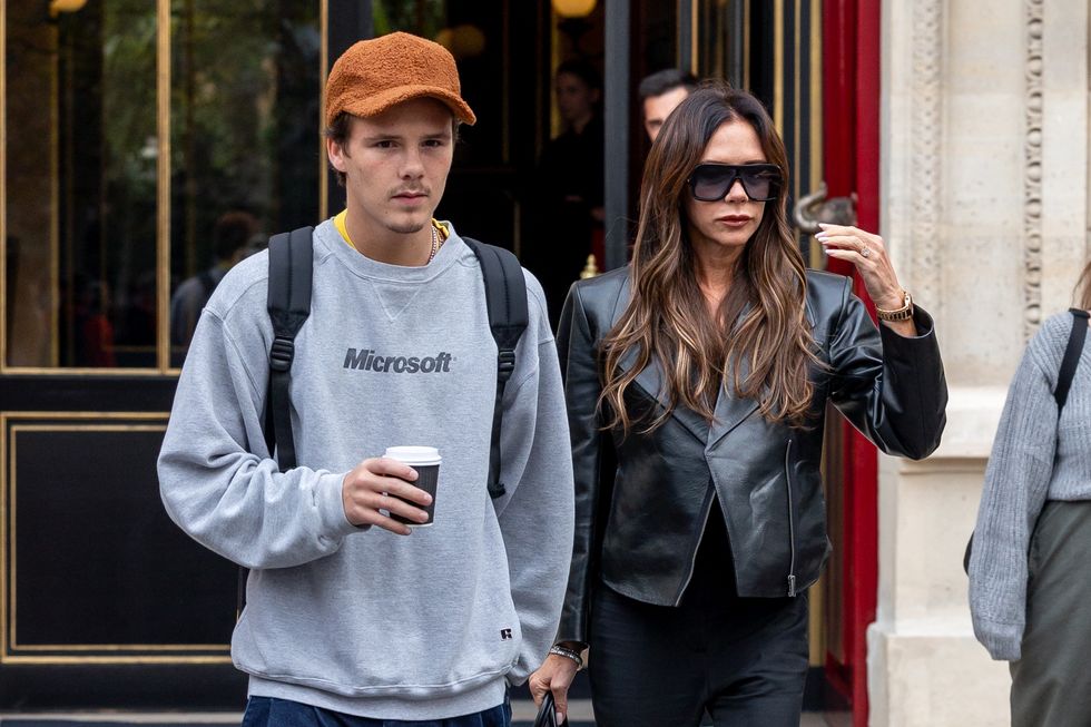 Cruz and Victoria Beckham