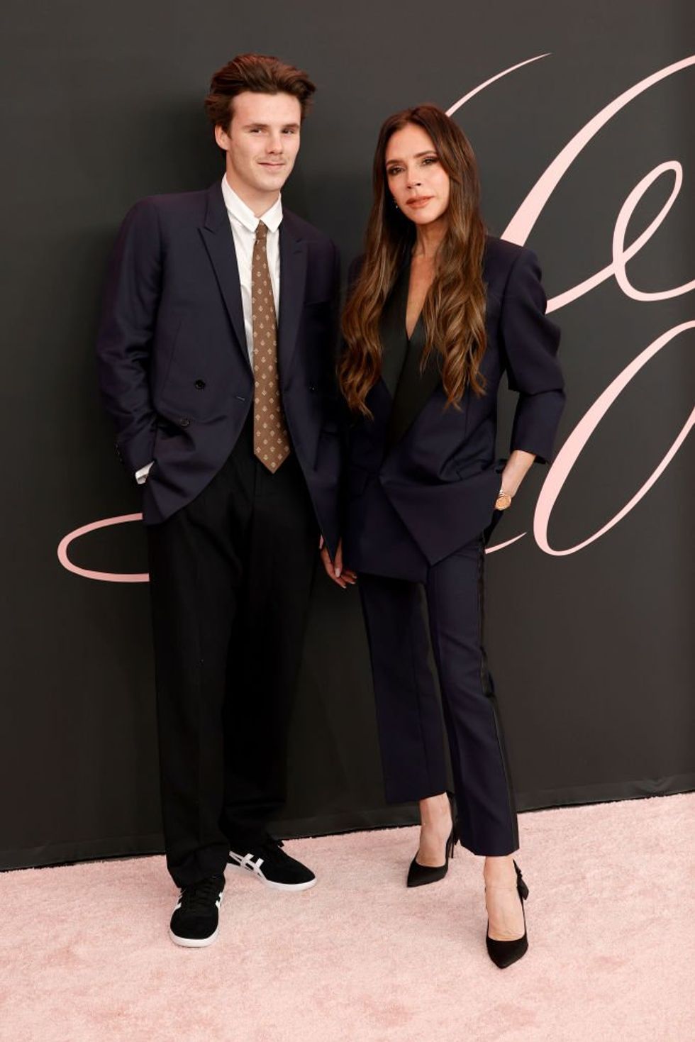 Cruz Beckham with Victoria Beckham