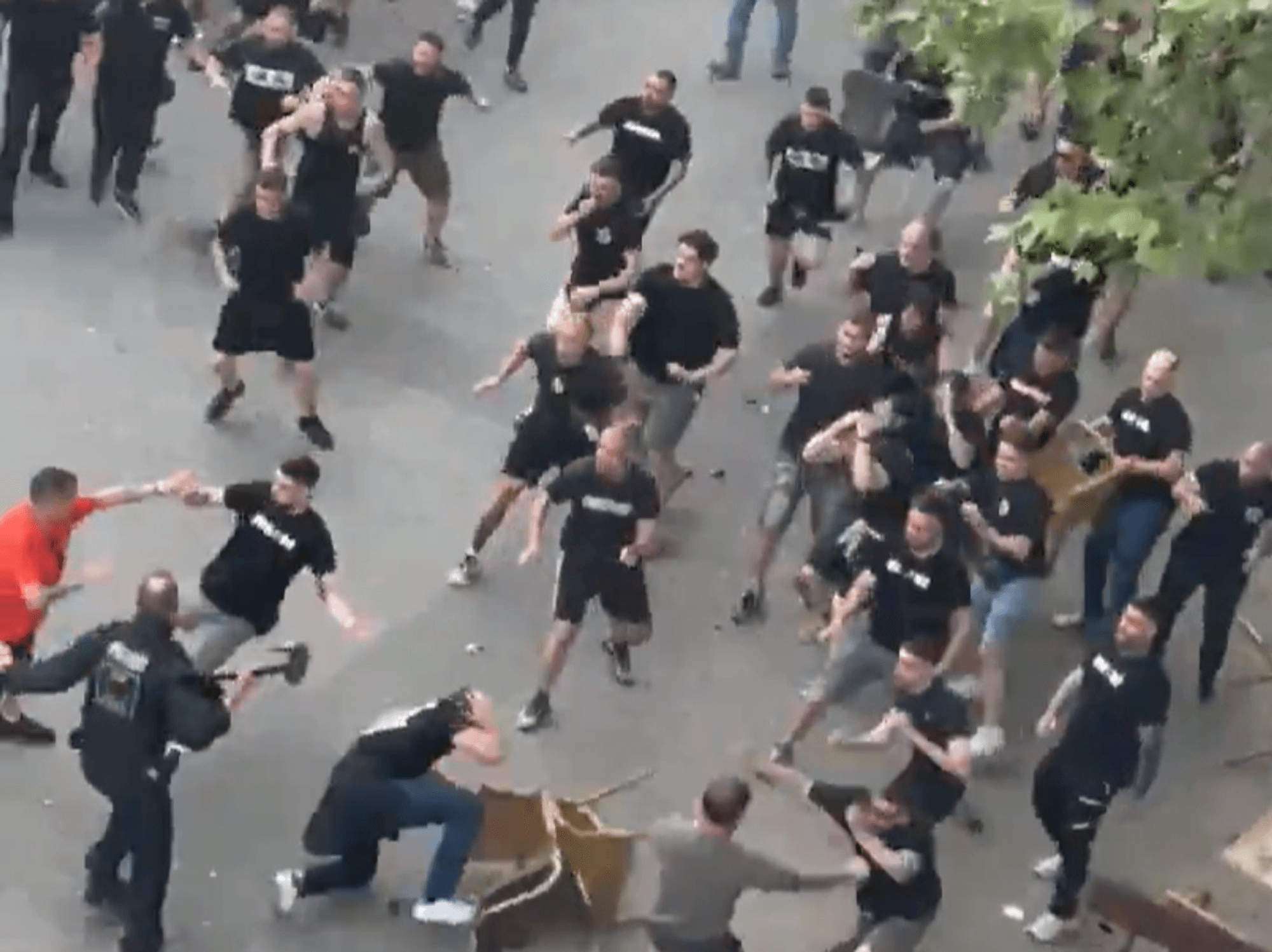 Crystal Palace German skirmish