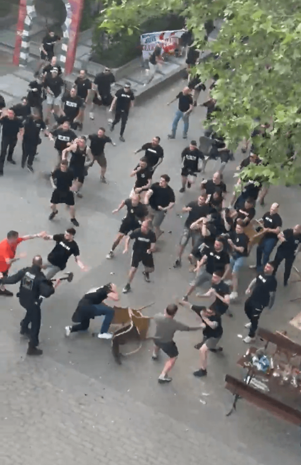 Crystal Palace German skirmish