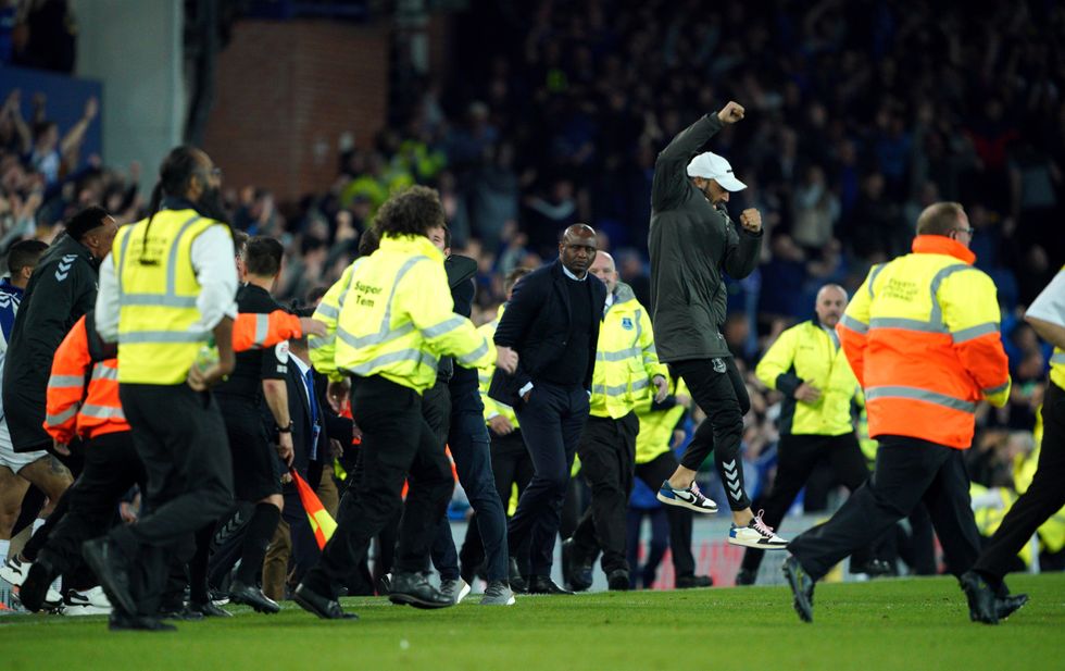 Crystal Palace manager Patrick Vieira reacts after the Premier League match at Goodison Park, Liverpool. Picture date: Thursday May 19, 2022.