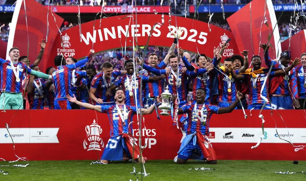 Crystal Palace won the FA Cup last season in stunning fashion after beating Manchester City