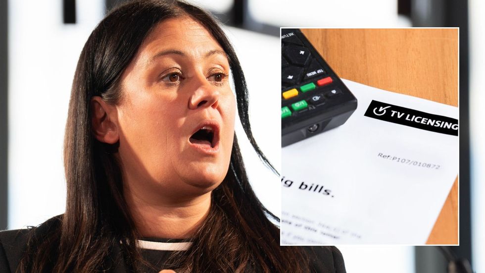 Culture Minister Lisa Nandy and TV Licencsing
