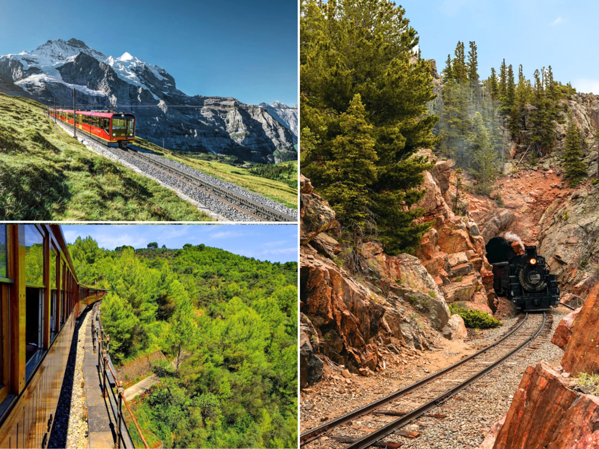 Cumbres & Toltec Scenic Railroad / Tren de Sóller, Spain /GoldenPass Line, Switzerland
