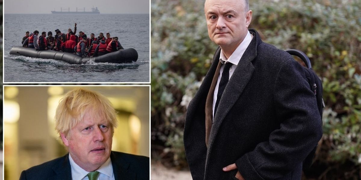 NextImg:Cummings shares his 'real solution' to migrant crisis as ex-No10 aide blasts Boris over 'fake' Rwanda plan