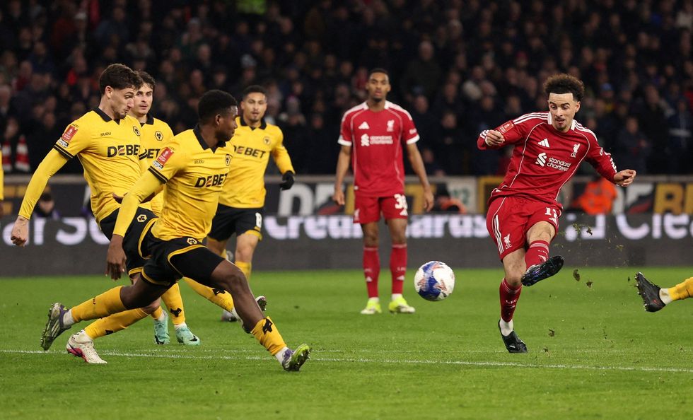 Curtis Jones made sure of the result with a fine strike to put Liverpool three up