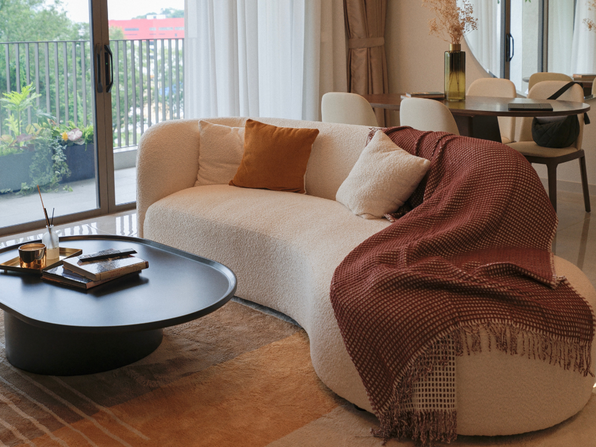 Curved furniture