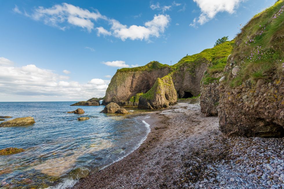 Cushendun in Antrim, Northern Ireland