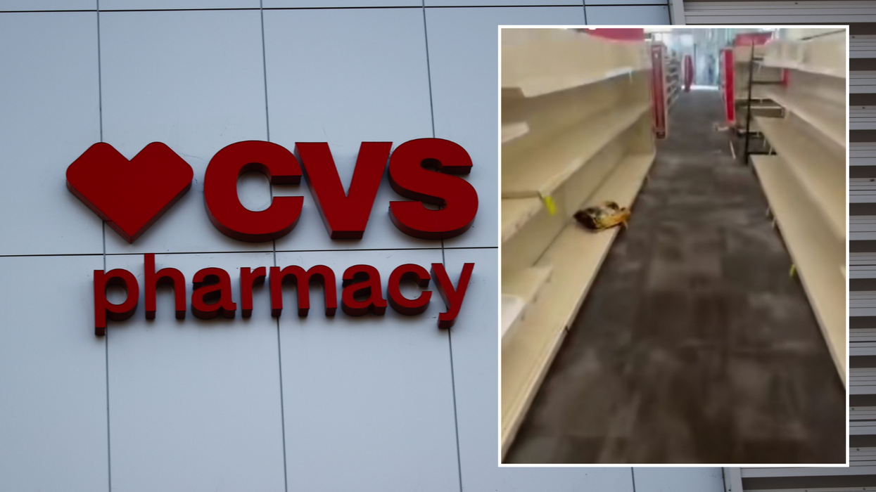 CVS/Empty shelves in store