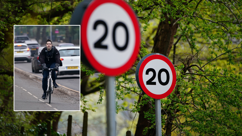 Cyclist and 20mph limit street