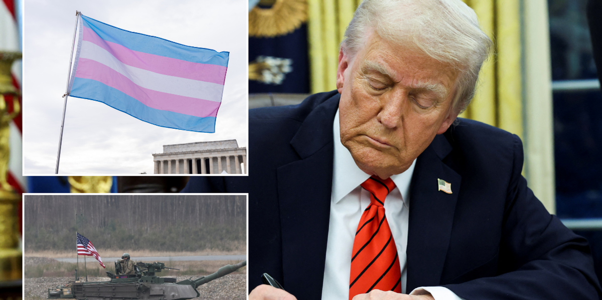 NextImg:Trans people BANNED from joining the US Army as Trump's executive order takes effect