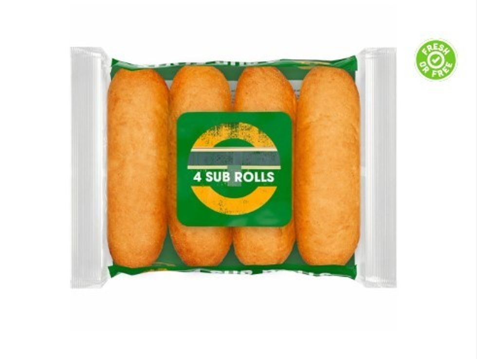 Daily Bakery 4 Sub Rolls
