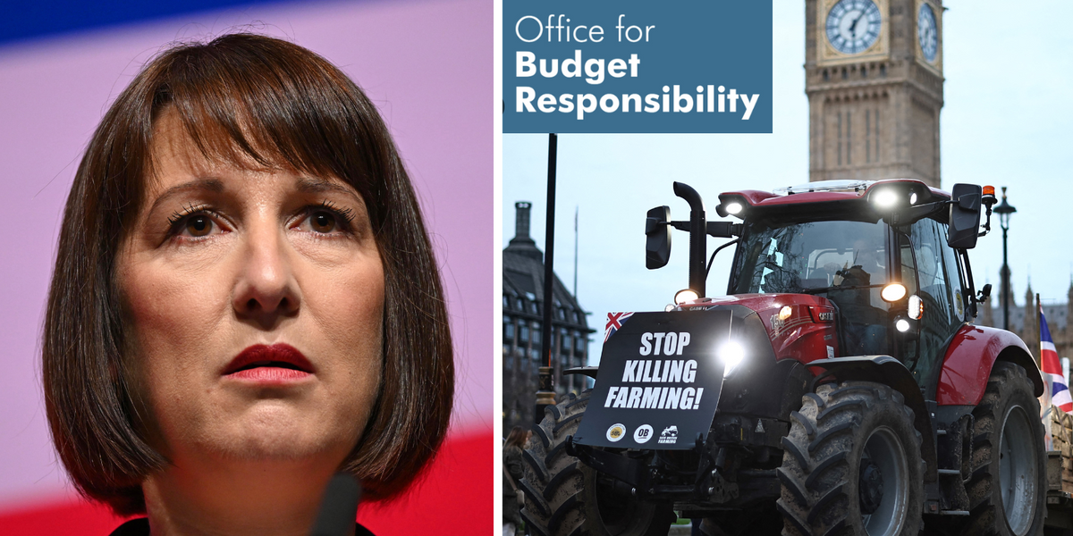 NextImg:Reeves’ back against the wall as OBR delivers hammer blow to her farm inheritance tax plan - ‘highly uncertain’