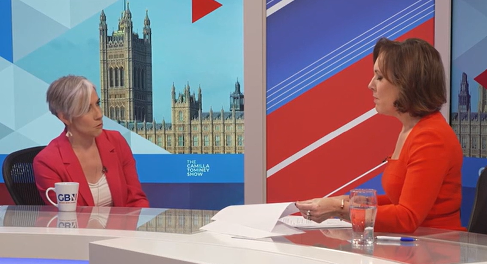 Daisy Cooper and Camilla Tominey