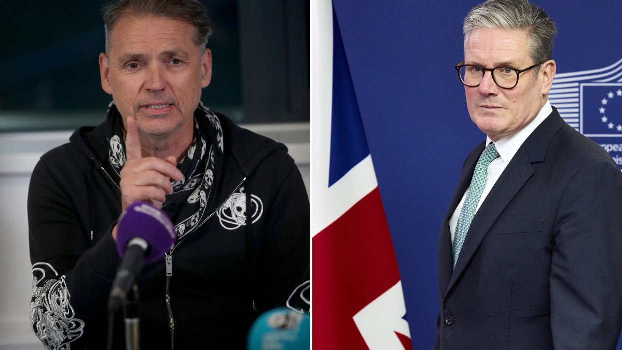 Dale Vince and Sir Keir Starmer