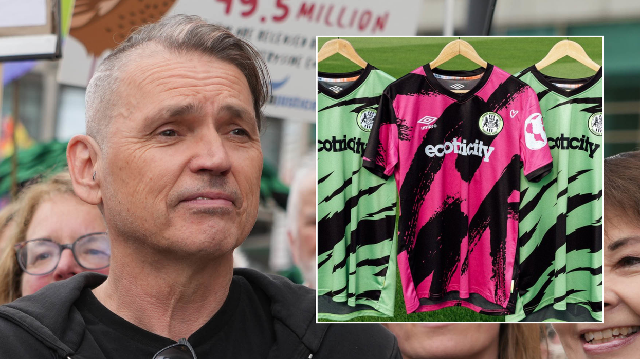 Dale Vince/Forest Green Rovers kit