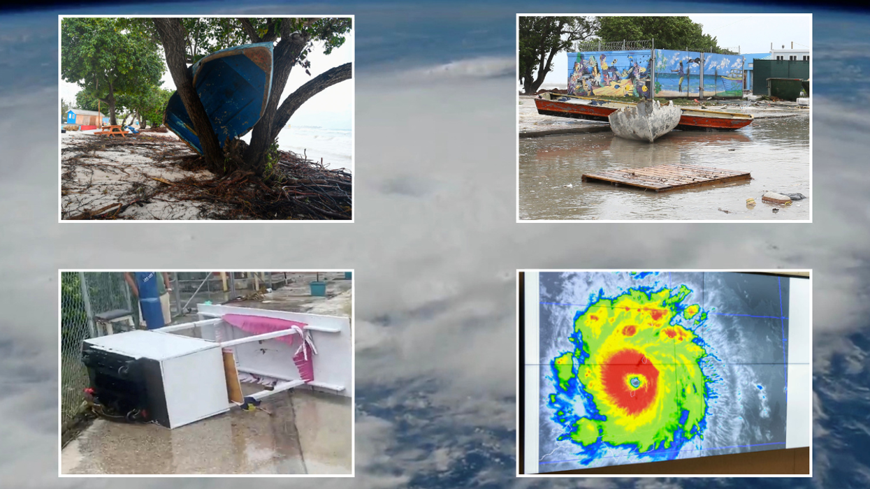 Damage caysed by the storm