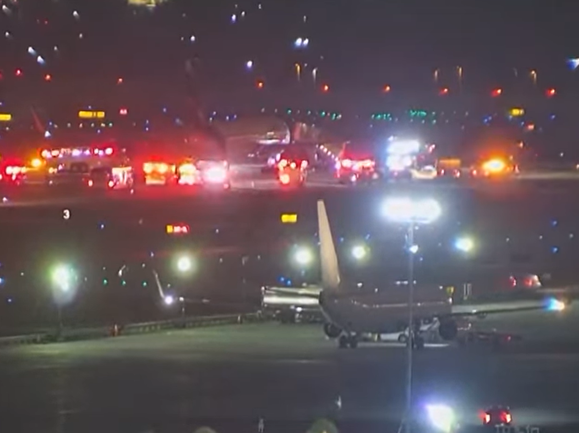 Damaged wheels of Flight 2482