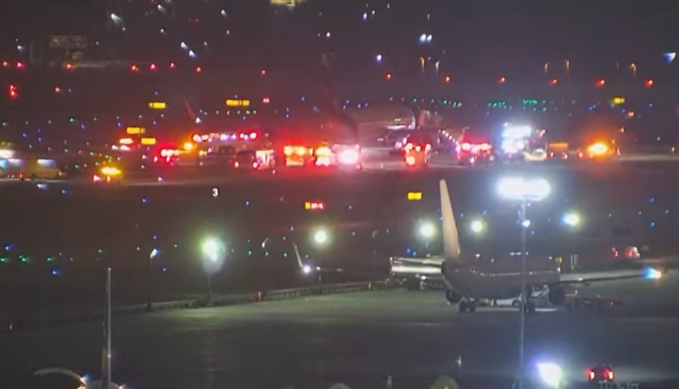 Damaged wheels of Flight 2482