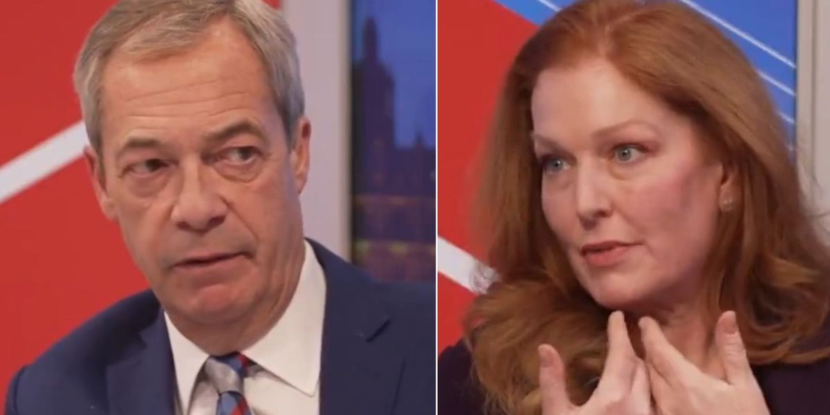 NextImg:‘Damaging Britain!’ Nigel Farage GRILLS ex-Tory MP Jane Stevenson over net zero