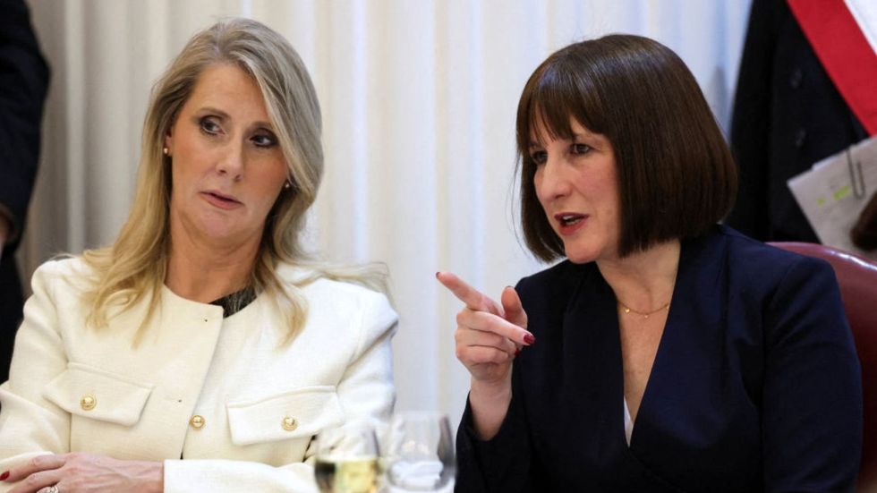 Dame Debbie Crosbie and Rachel Reeves